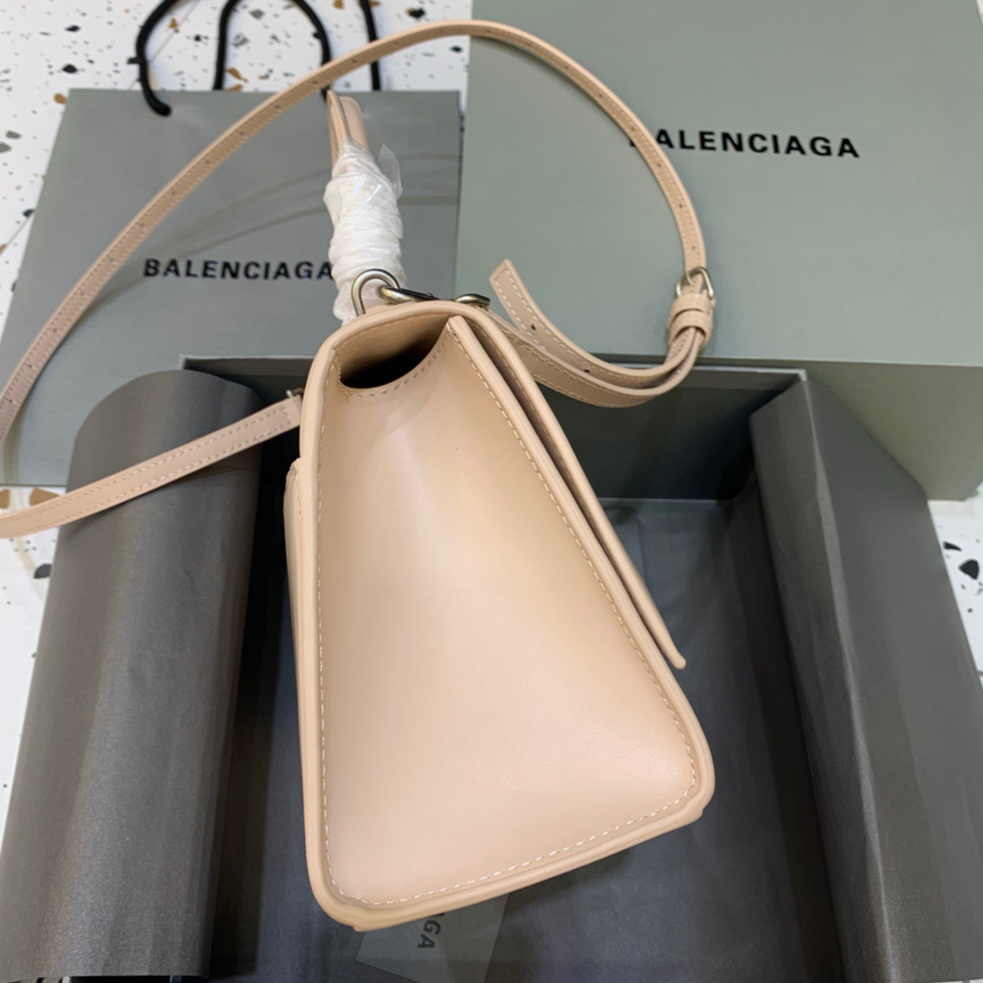 Ba1en*iaga Hourglass Small Handbag In Beige, For Women, Women’s Bags 9in/23cm