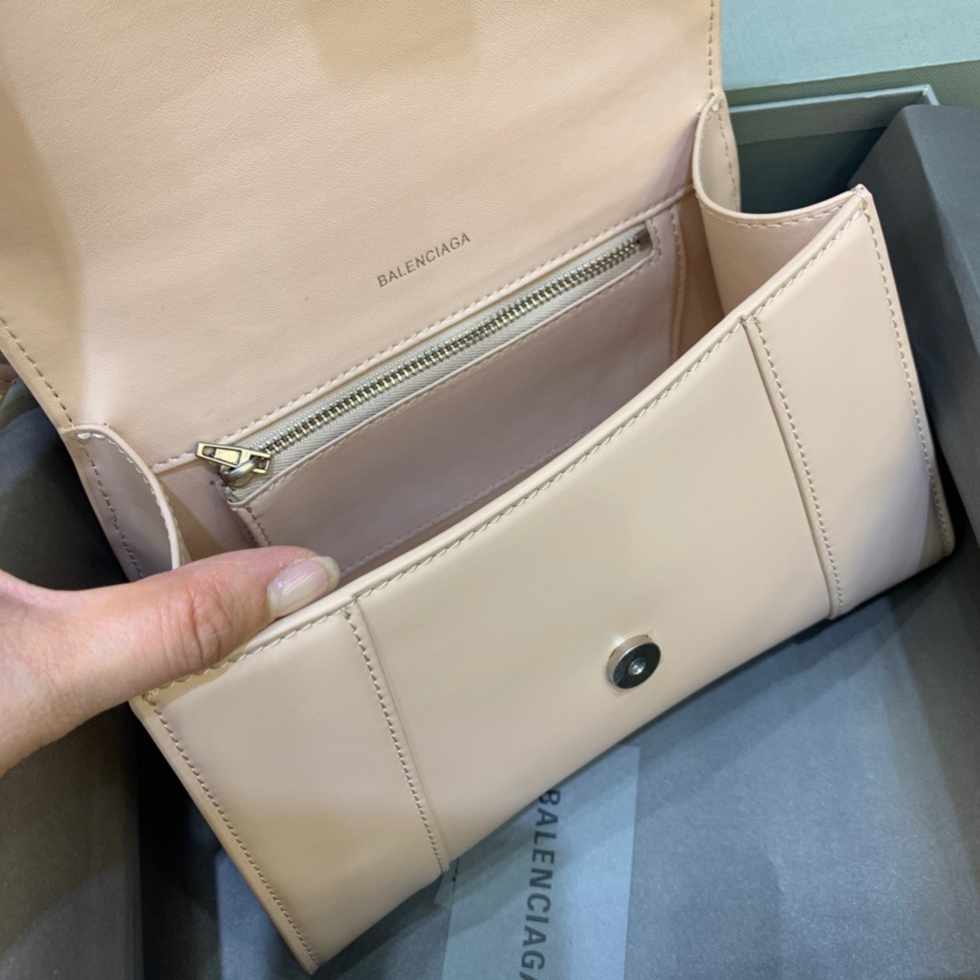 Ba1en*iaga Hourglass Small Handbag In Beige, For Women, Women’s Bags 9in/23cm