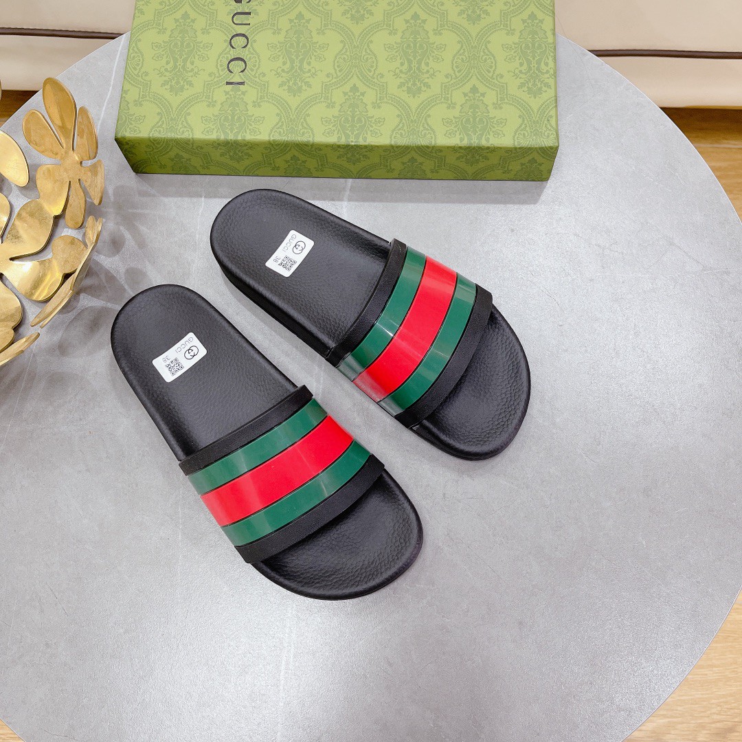 Gvc*1 Men’s Slide Sandal With Web Black For Men 407345