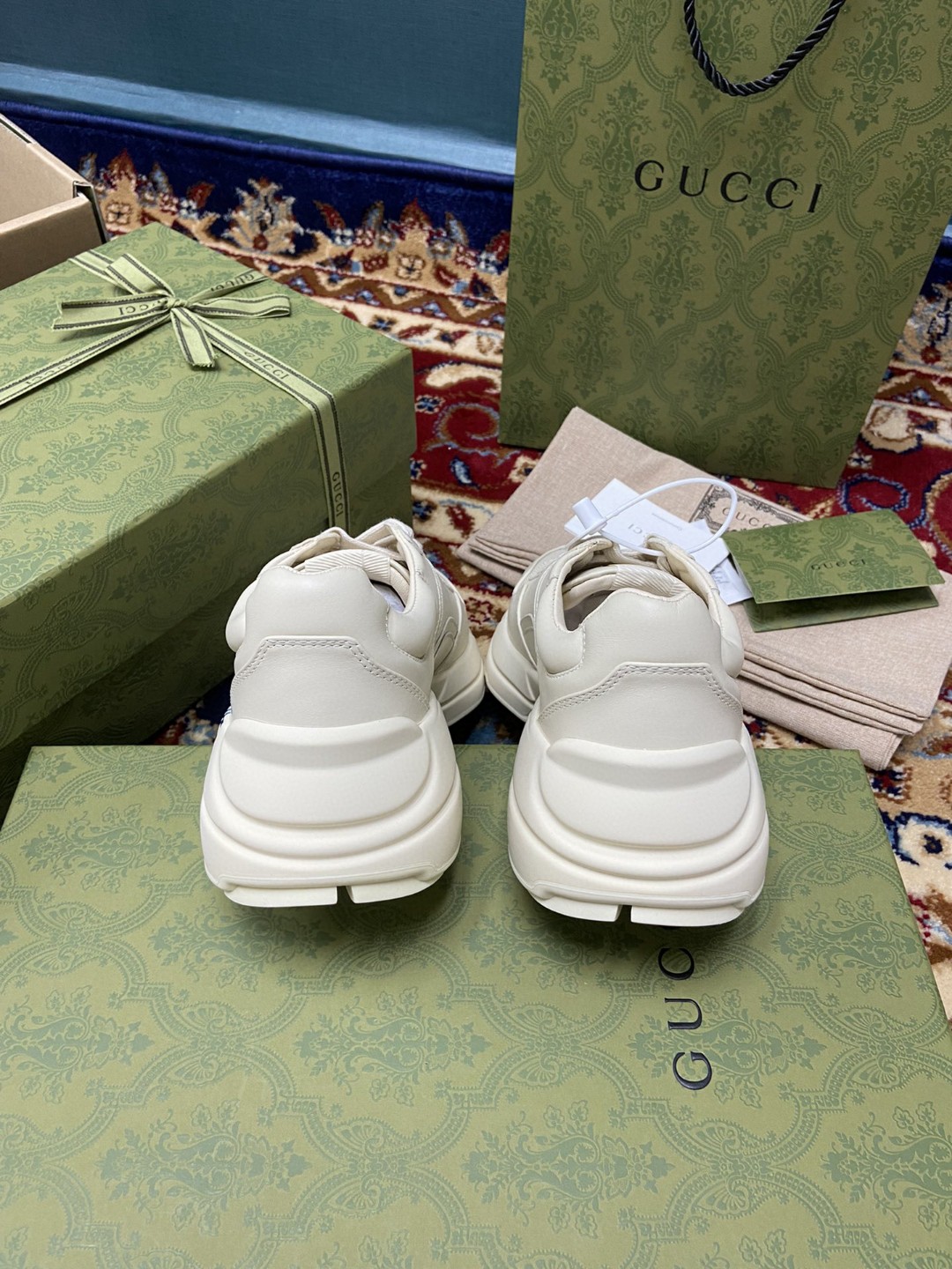 Gvc*1 Women’s Rhyton Sneaker With Anchor White Ivory For Women 576052