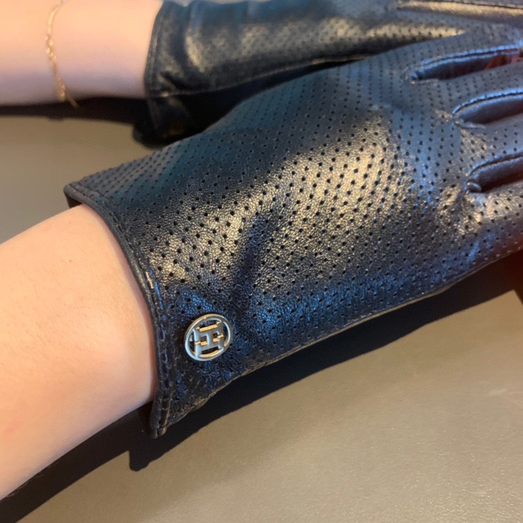 H**me5 Soya Gloves In Black