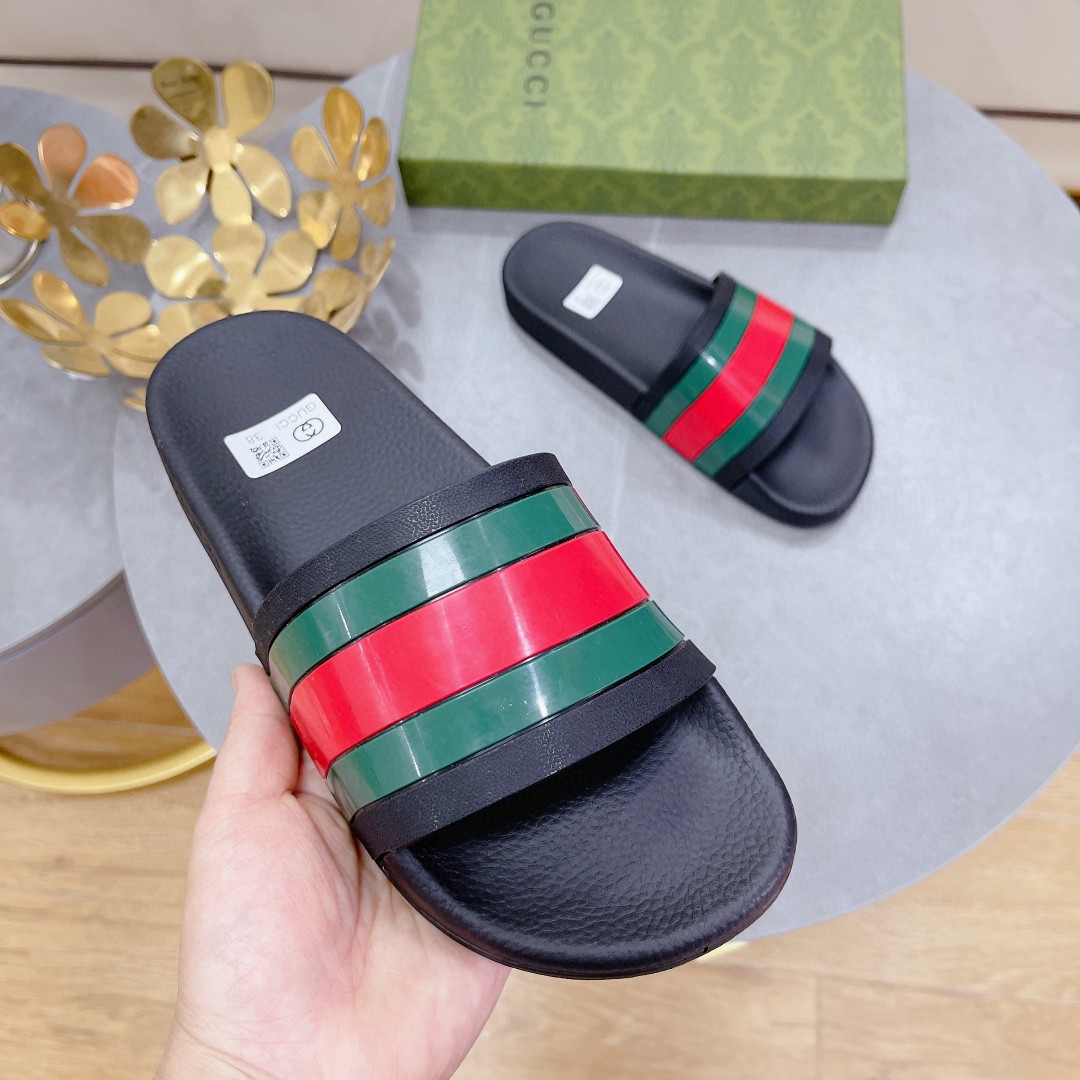 Gvc*1 Men’s Slide Sandal With Web Black For Men 407345