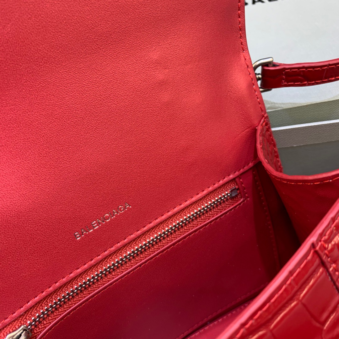 Ba1en*iaga Hourglass Small Handbag In Red, For Women, Women’s Bags 9in/23cm