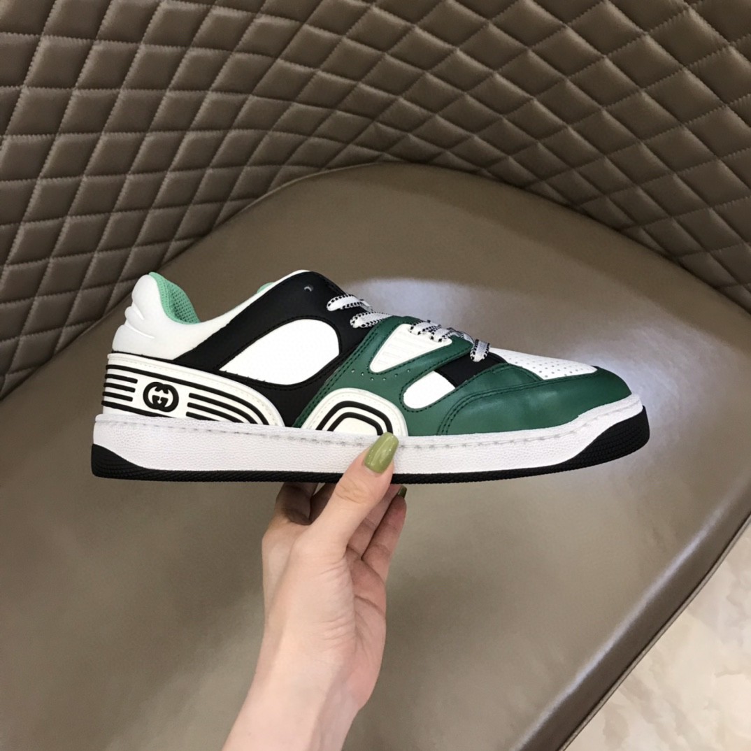 Gvc*1 Men’s Basket Sneaker Dark Green For Men 661308
