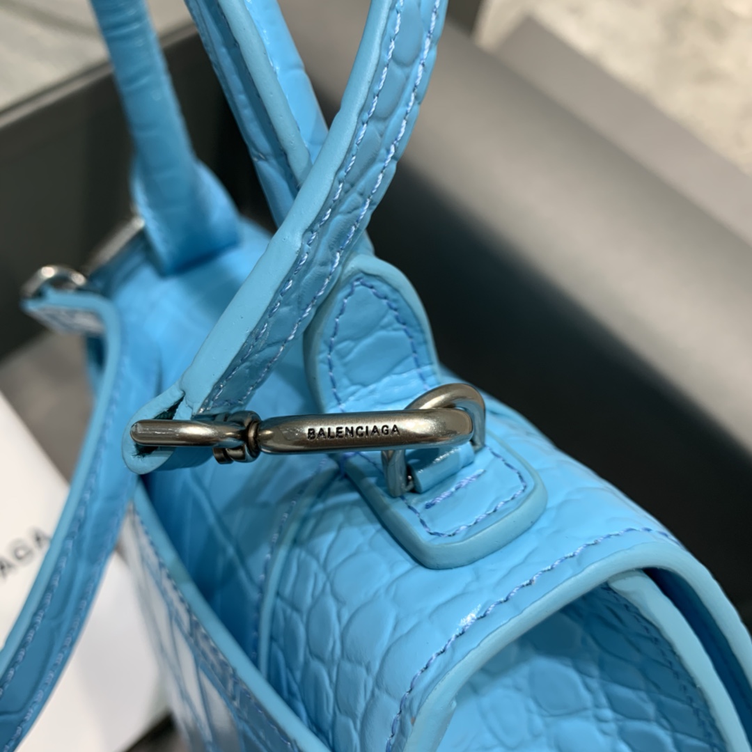 Ba1en*iaga Hourglass Small Handbag In Blue, For Women, Women’s Bags 9in/23cm