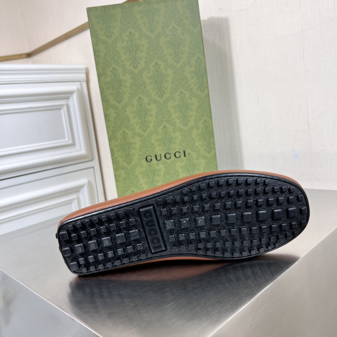 Gvc*1 Men’s Loafers With Web Details Brown For Men 6246981