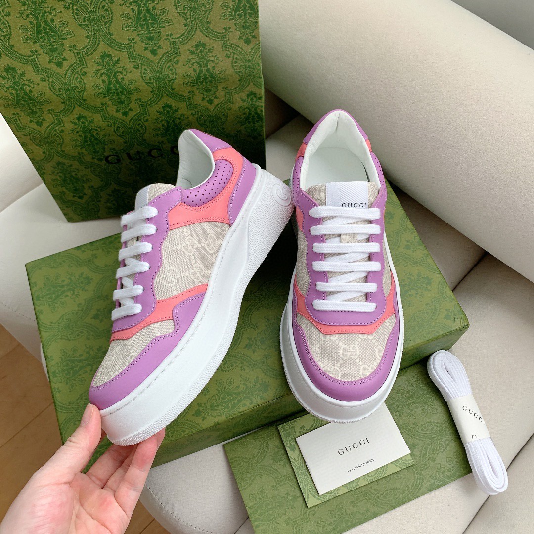 Gvc*1 Men’s GG Sneaker Pink And Purple Svp*me For Men ‎‎670408 UPG90 5471