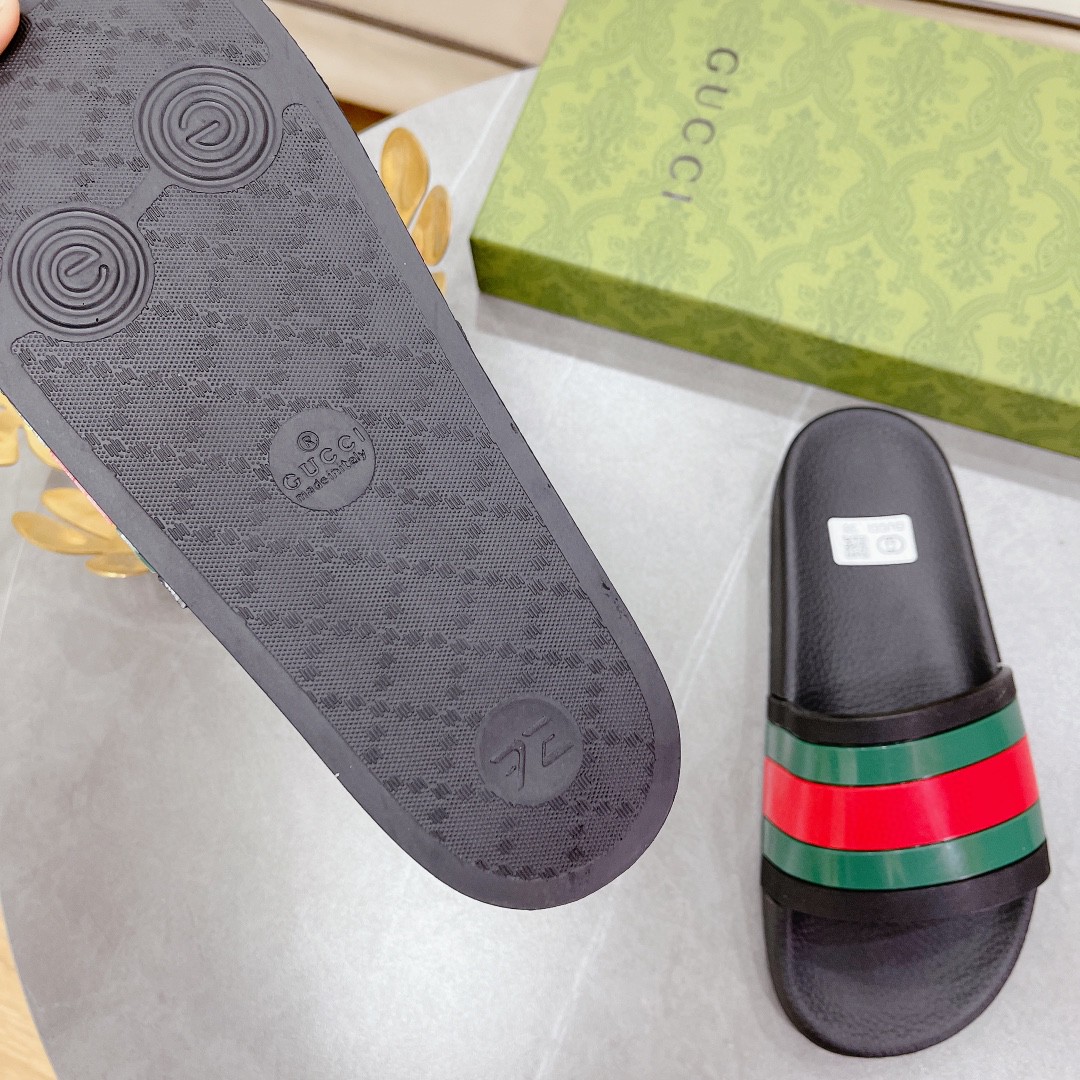 Gvc*1 Men’s Slide Sandal With Web Black For Men 407345