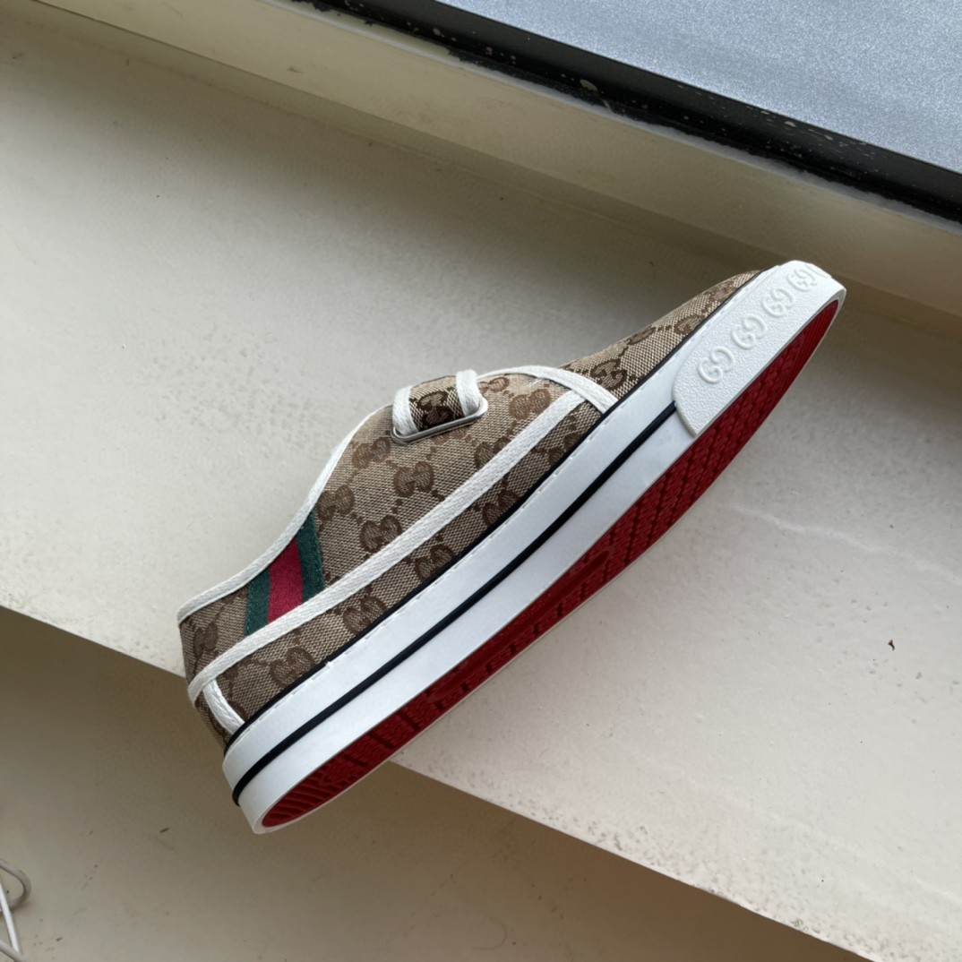 Gvc*1 Men’s Tennis 1977 Sneaker Brown Red For Men ‎692918
