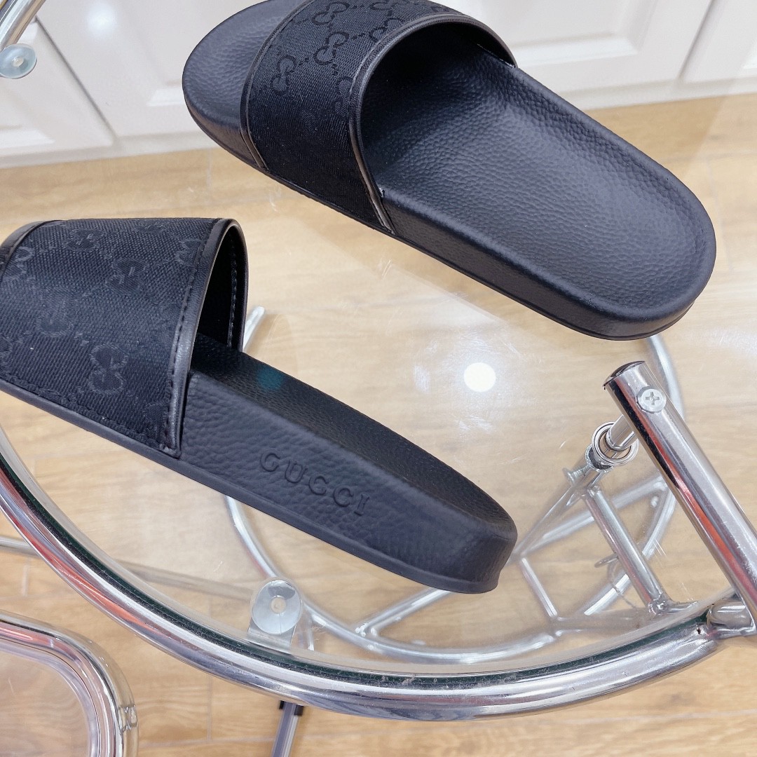 Gvc*1 Women’s GG Slide Sandal Black For Women 407345