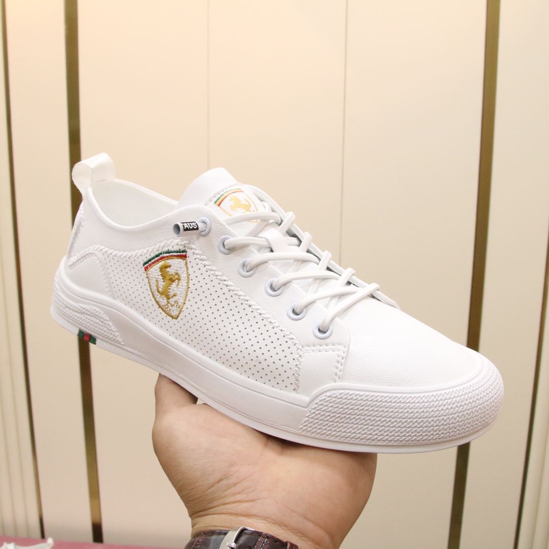 Gvc*1 Ferrari Men’s Sneaker Loafer White For Men