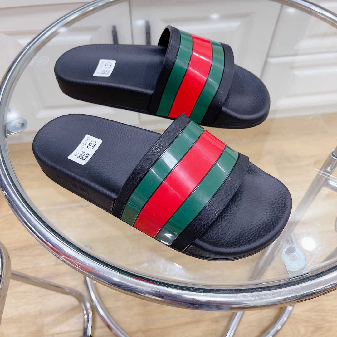 Gvc*1 Men’s Slide Sandal With Web Black For Men 407345