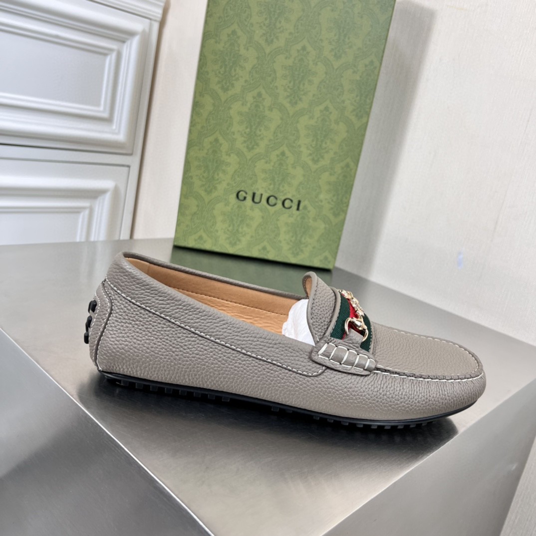 Gvc*1 Men’s Loafers With Web Details Gray For Men 6246981