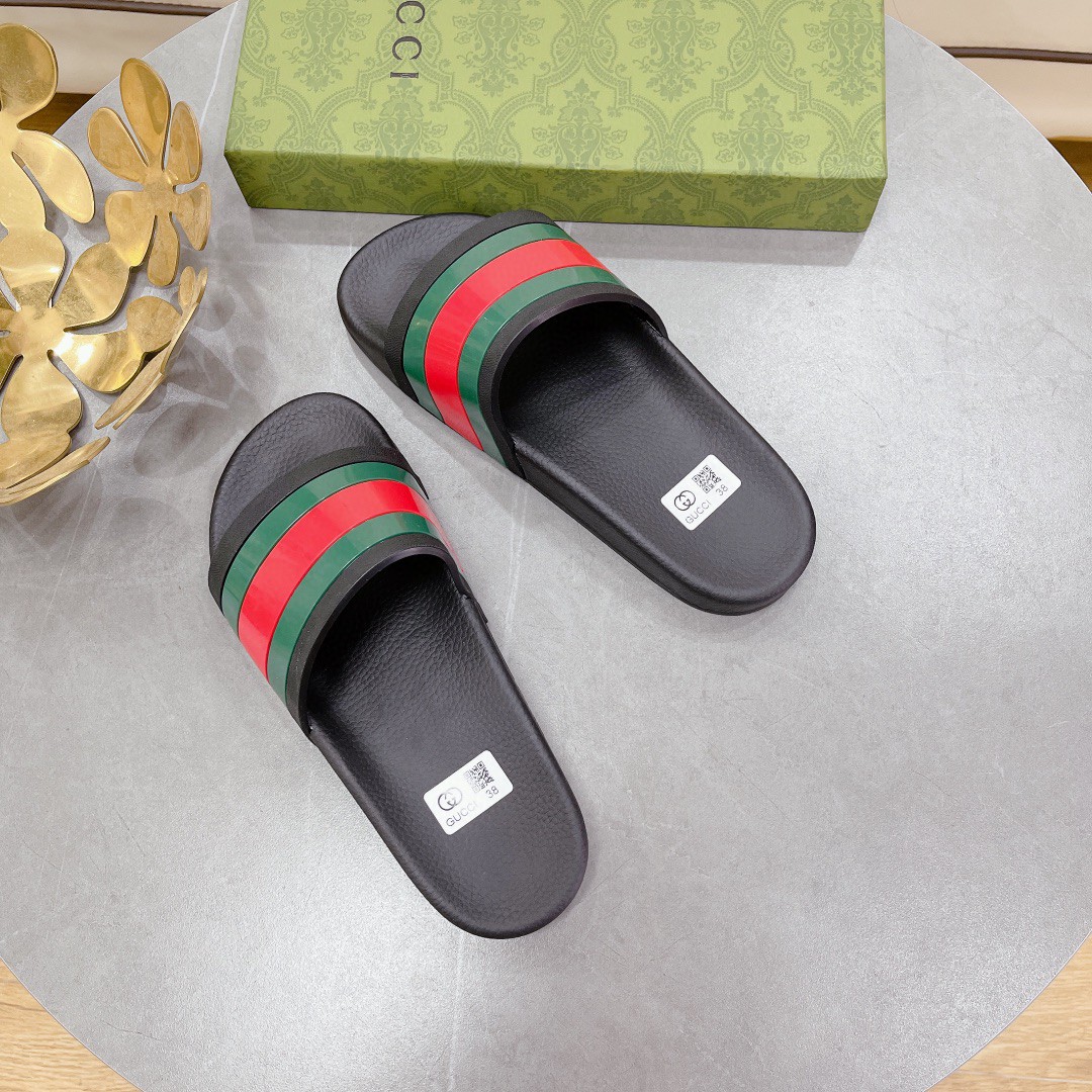 Gvc*1 Men’s Slide Sandal With Web Black For Men 407345