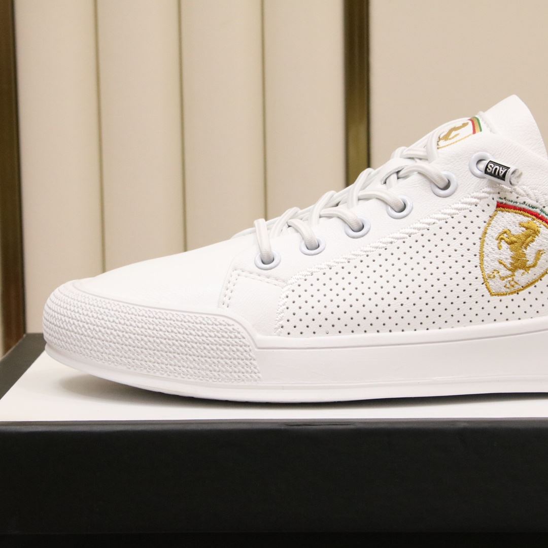 Gvc*1 Ferrari Men’s Sneaker Loafer White For Men