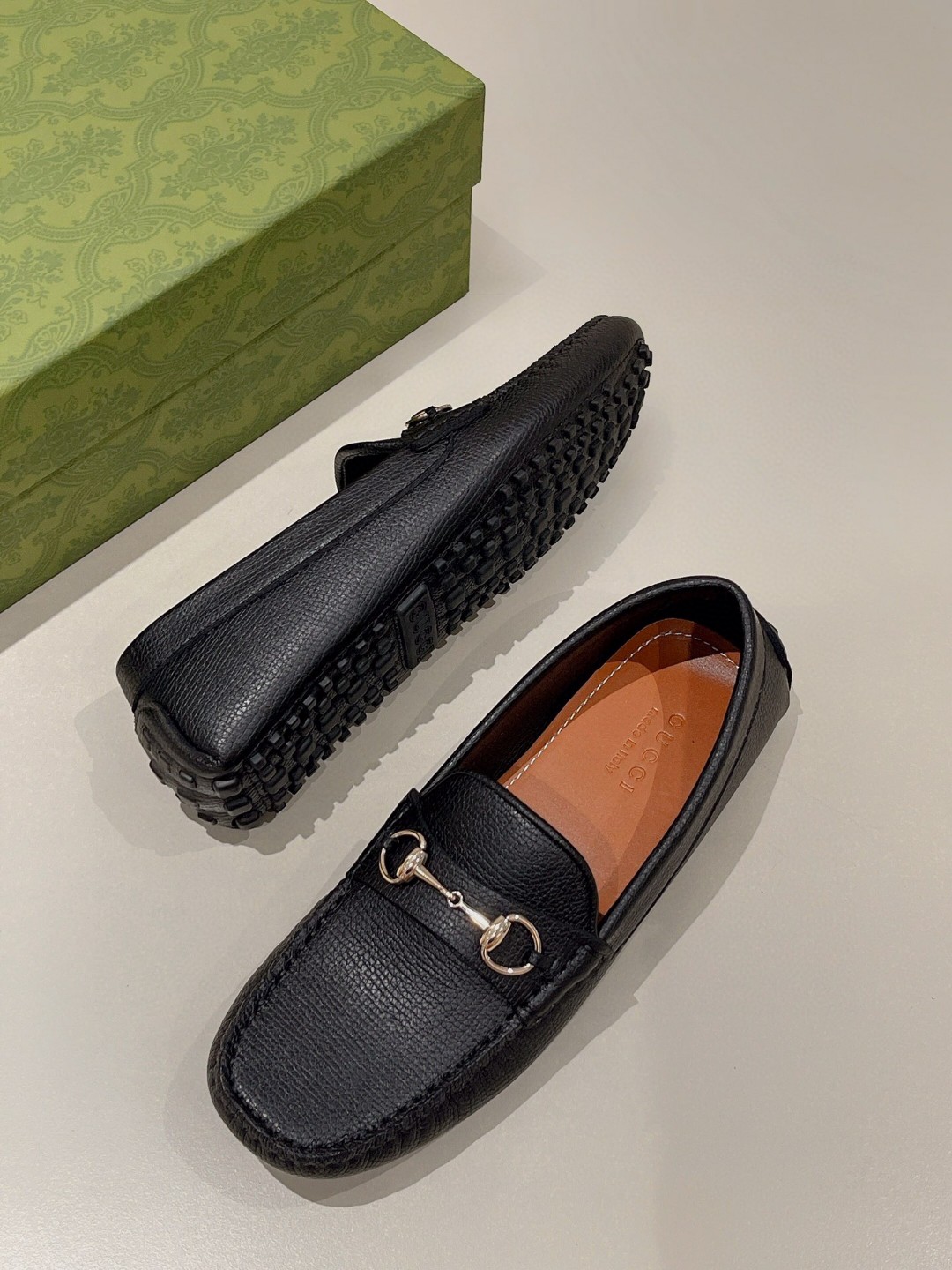 Gvc*1 Men’s Horsebit Driver Black For Men ‎674254 UDU00 1000