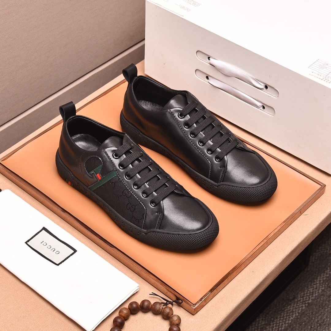 Gvc*1 Men’s GG Sneaker With Web G Black For Men