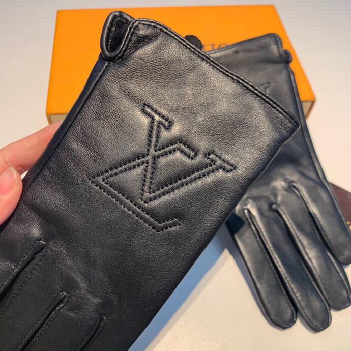 L0vis Vvtt0n Gloves In Black
