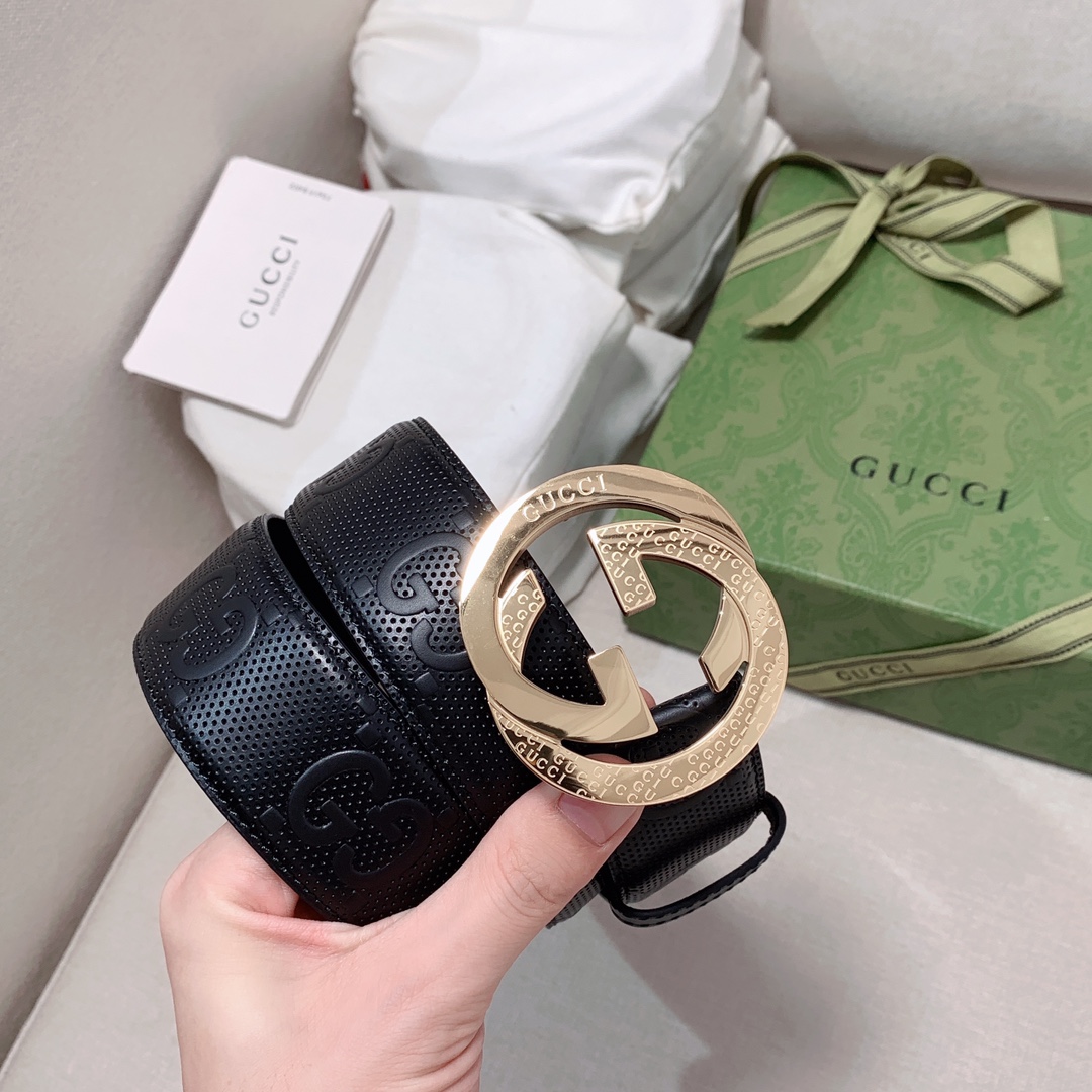 Gvc*1 GG Marmont Reversible Belt Black, Women Belt