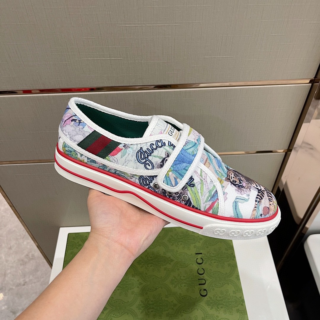 Gvc*1 Women’s Tennis 1977 Sneaker With Tiger White Blue For Women 676092
