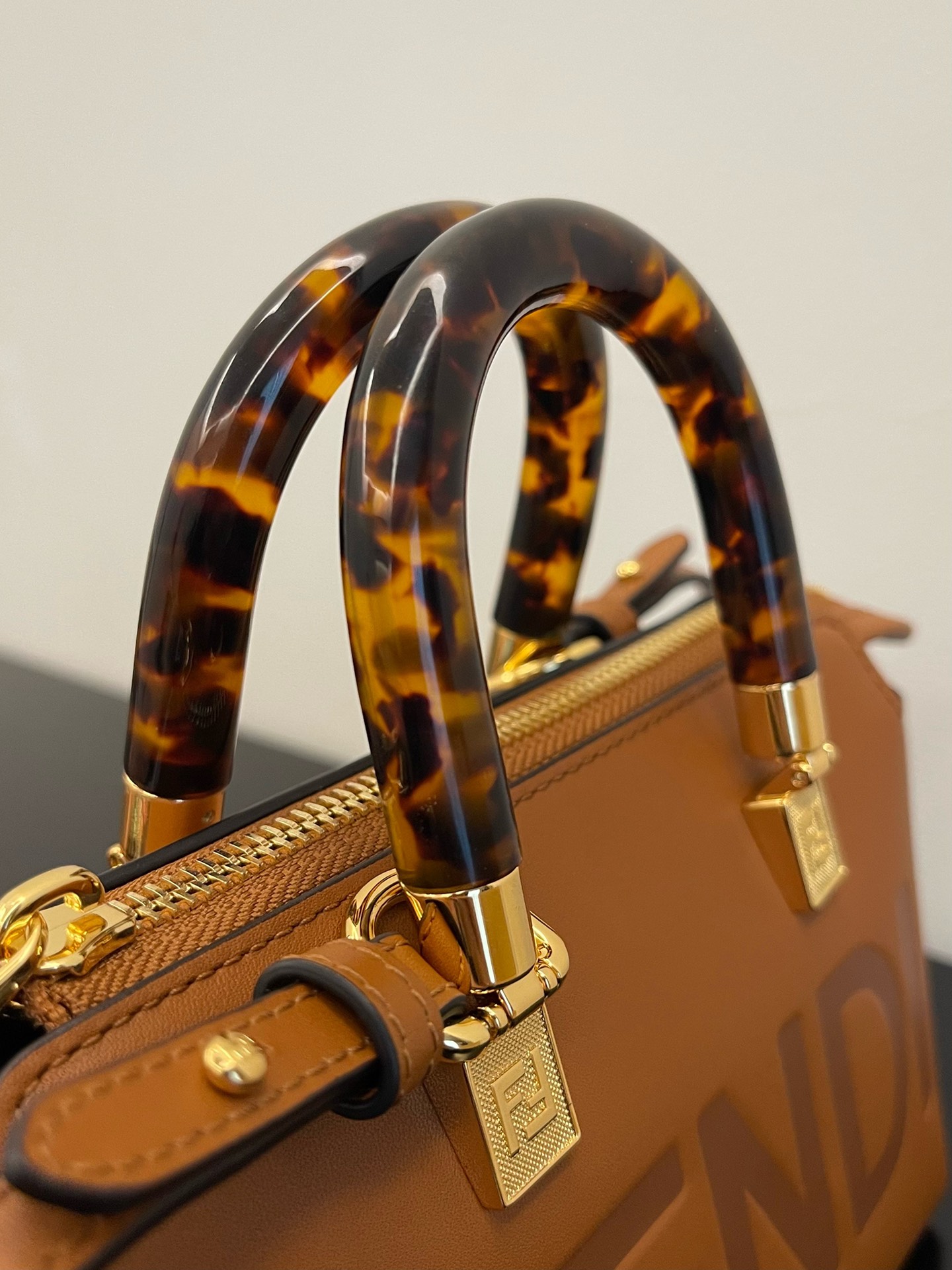 F**di By The Way Brown Mini Bag For Women 20.5cm/8.1in 8BS067 ABVL F0NYJ