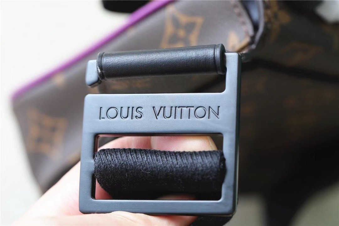 L0vis Vvtt0n S-Lock Sling Monogram Macassar Purple For Men, Men’s Bags, Crossbody Bags 8.3in/21cm LV M46245
