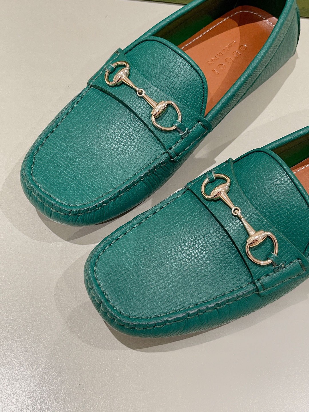 Gvc*1 Men’s Horsebit Driver Green For Men 674254 UDU00 3120
