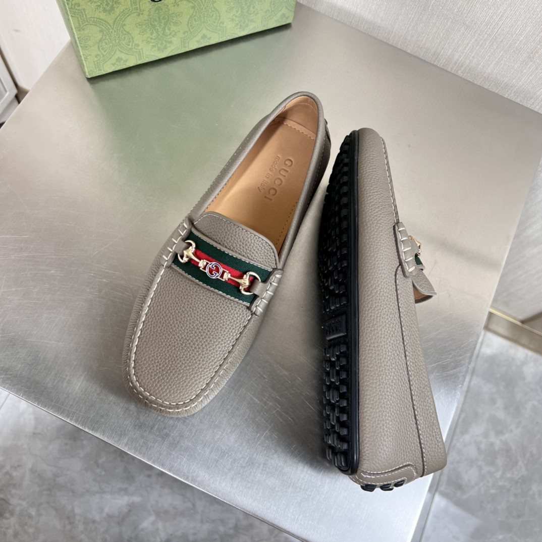 Gvc*1 Men’s Loafers With Web Details Gray For Men 6246981
