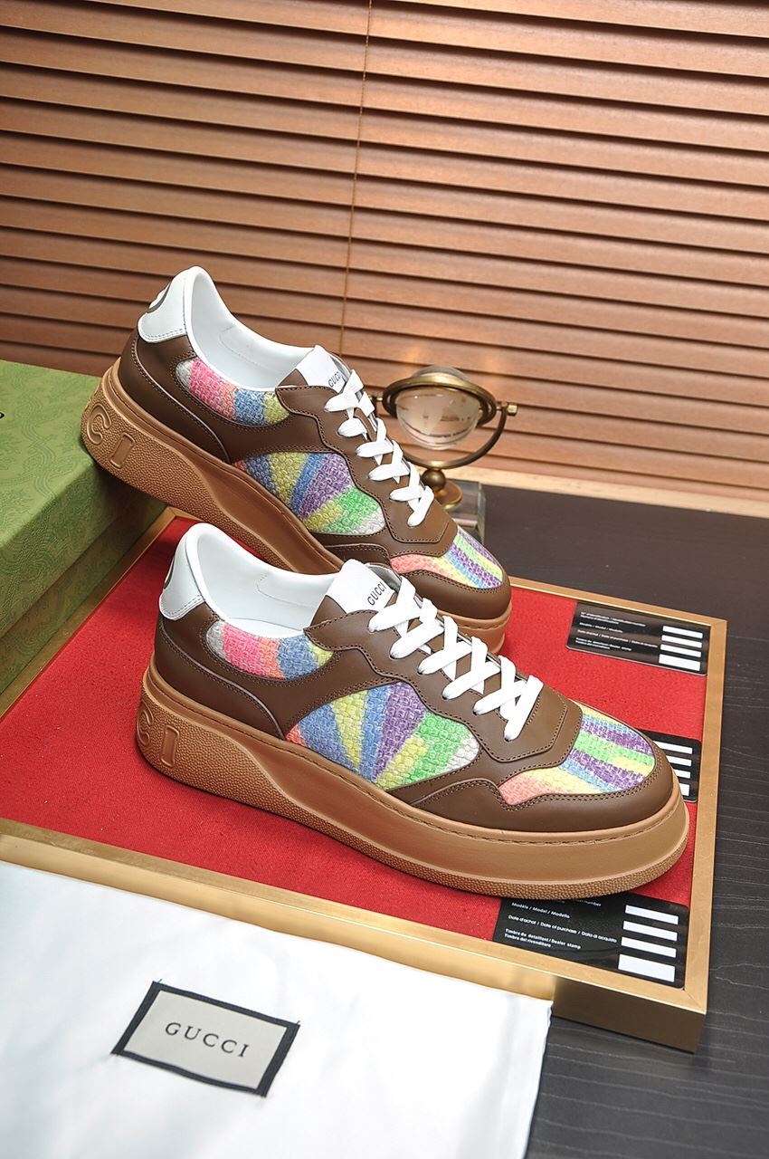 Gvc*1 Men’s Sneaker With Pale Rainbow Brown For Men ‎669582