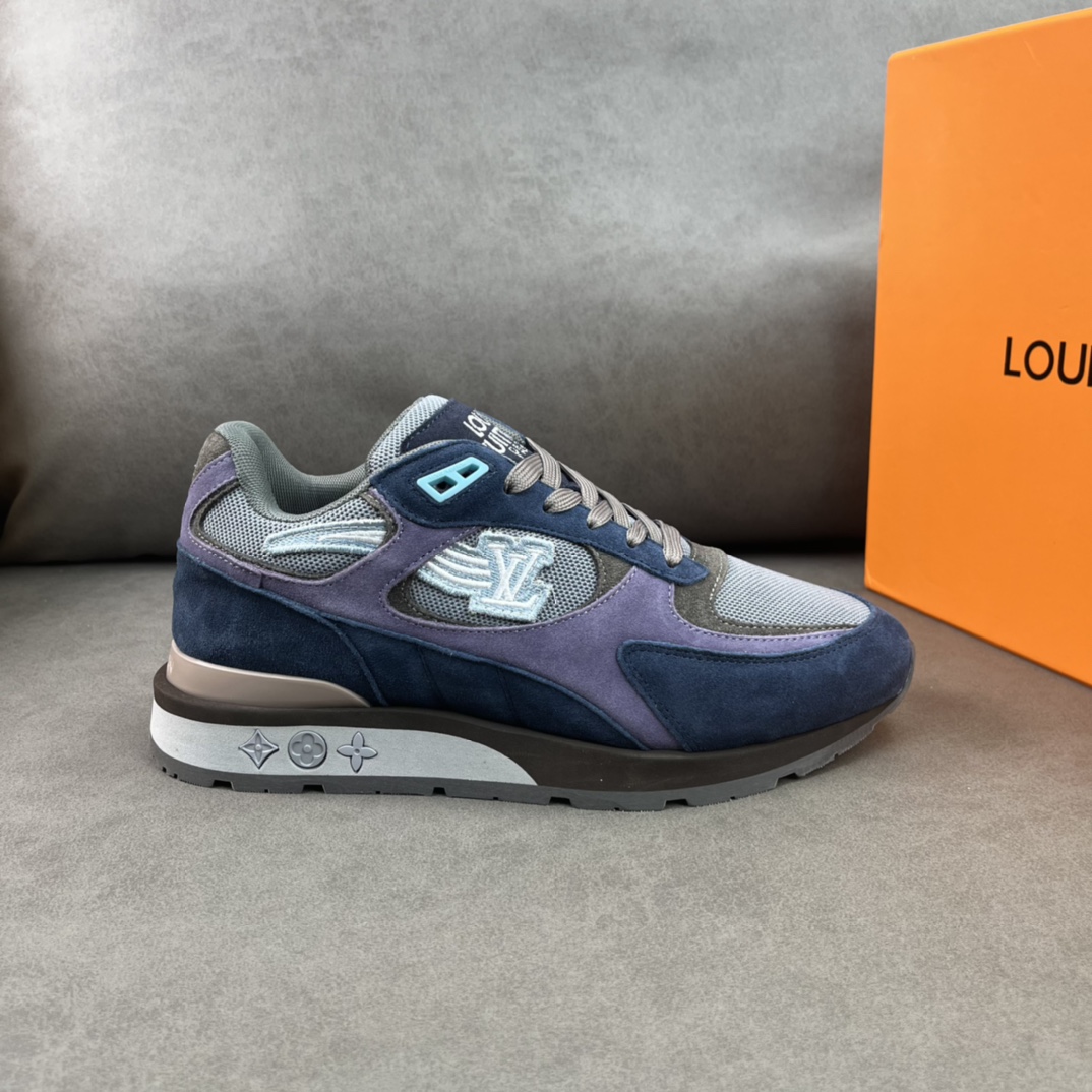 L0vis Vvtt0n Run Away Sneaker Blue For Men LV 1A9J03