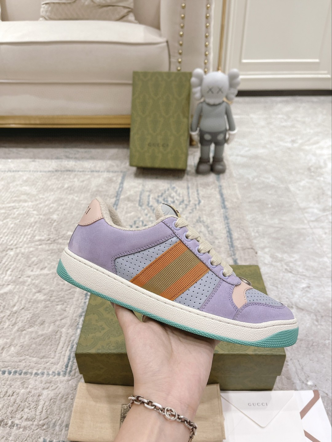 Gvc*1 Women’s Gvc*1 Lovelight Screener Sneaker Lilac For Women ‎708295 0YIA0 5380
