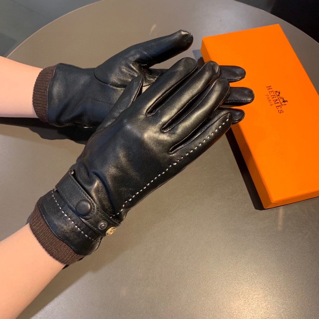 H**me5 Soya Gloves In Black