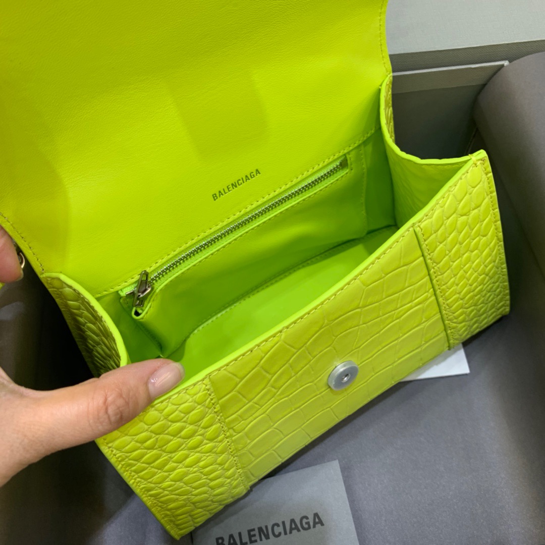 Ba1en*iaga Hourglass Small Handbag In Light Green, For Women, Women’s Bags 9in/23cm