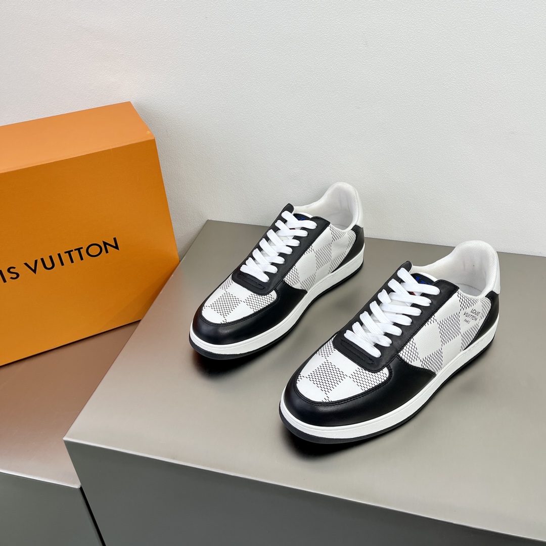 L0vis Vuittion Rivoli Sneaker Black For Men LV