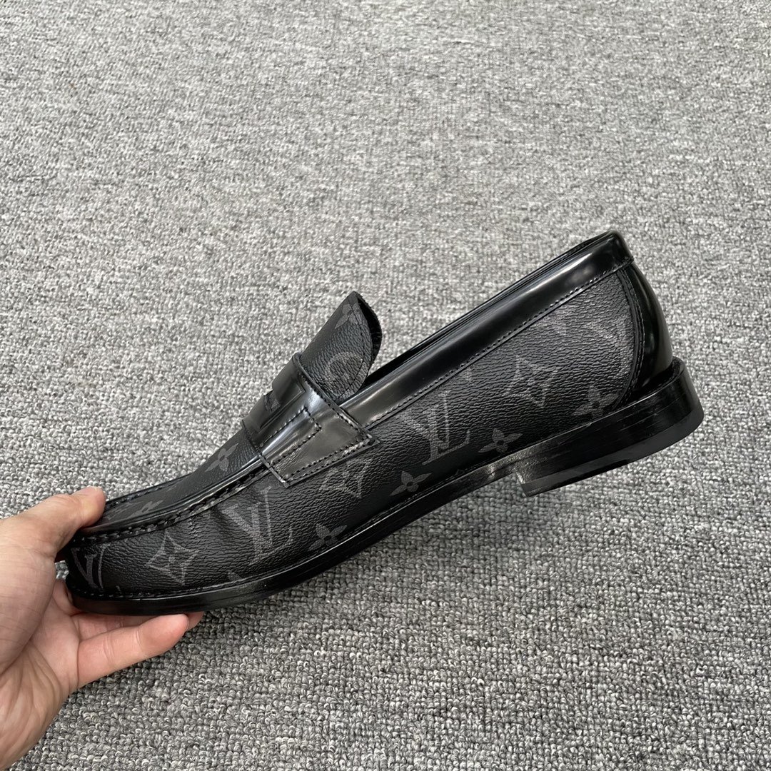 L0vis Vuittion LV Loafer Black For Men LV