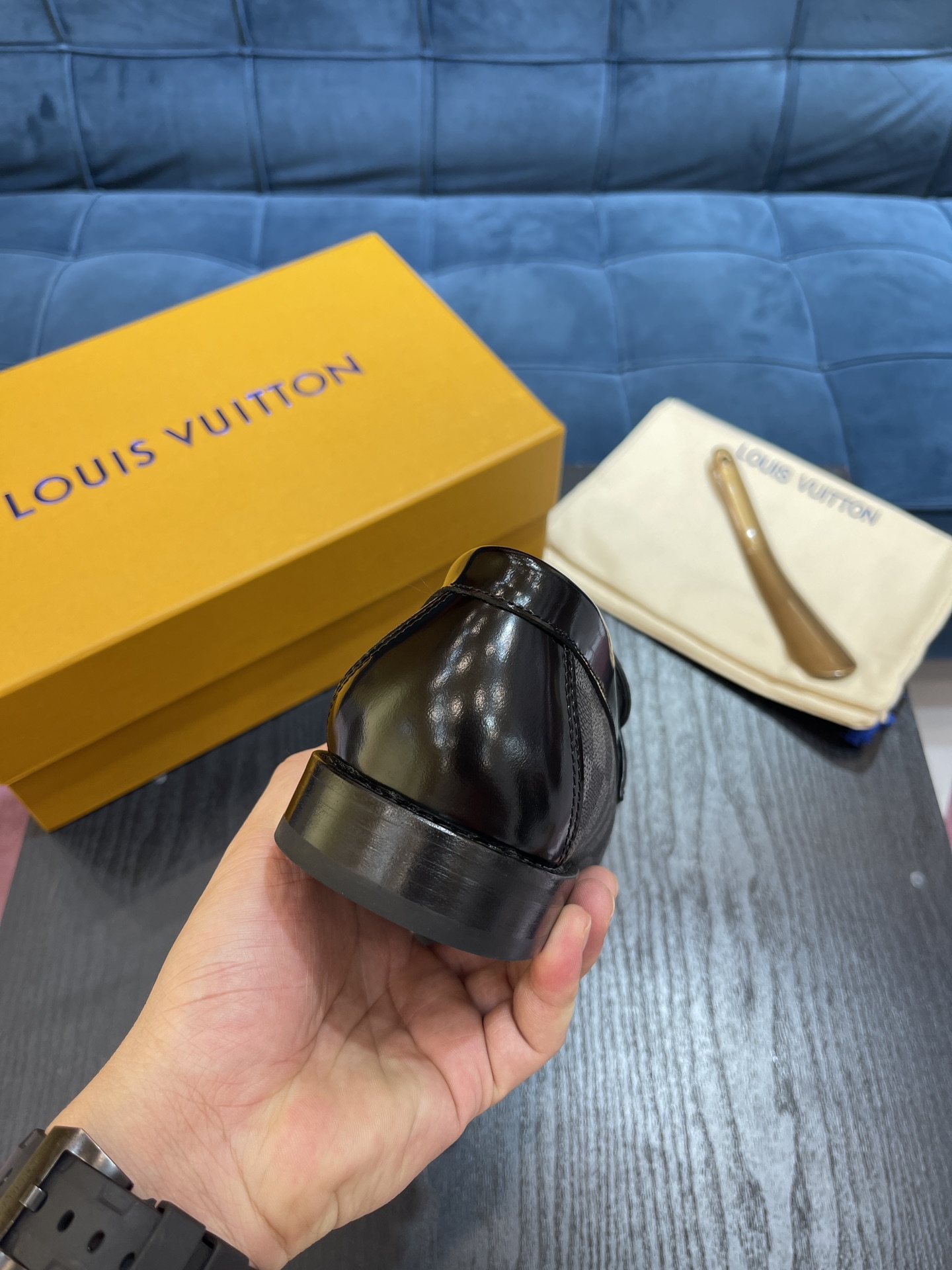 L0vis Vuittion Major Loafer Black For Men LV