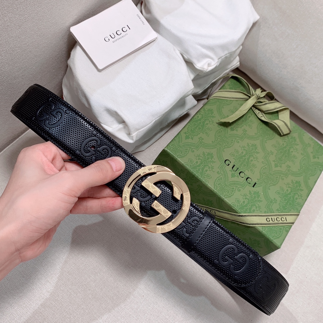Gvc*1 GG Marmont Reversible Belt Black, Women Belt