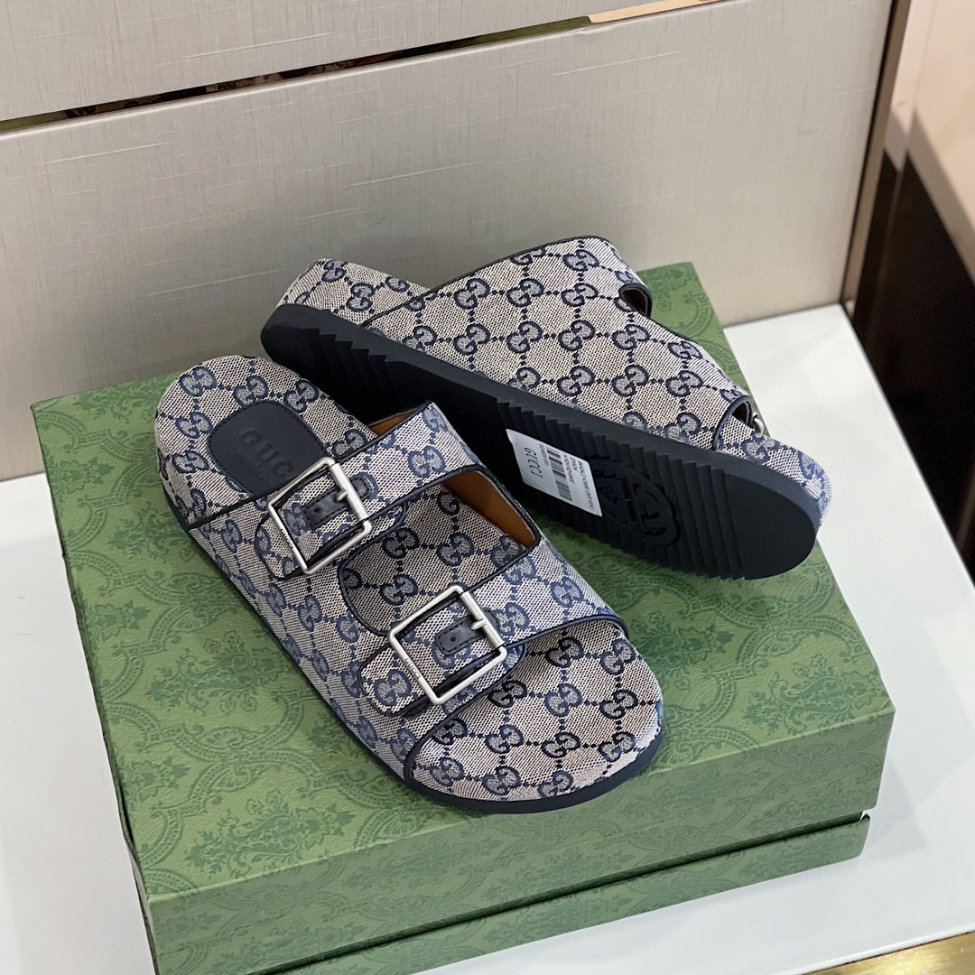 Gvc*1 Women’s Slide Sandal With Straps Blue For Women 658020 2HK60
