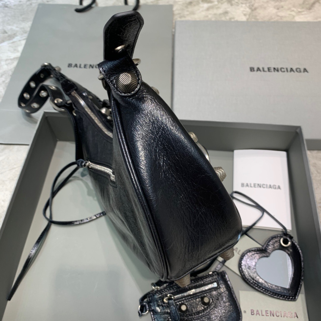 Ba1en*iaga Le Cagole XS Shoulder Bag In Black, For Women, Women’s Bags 13in/33cm