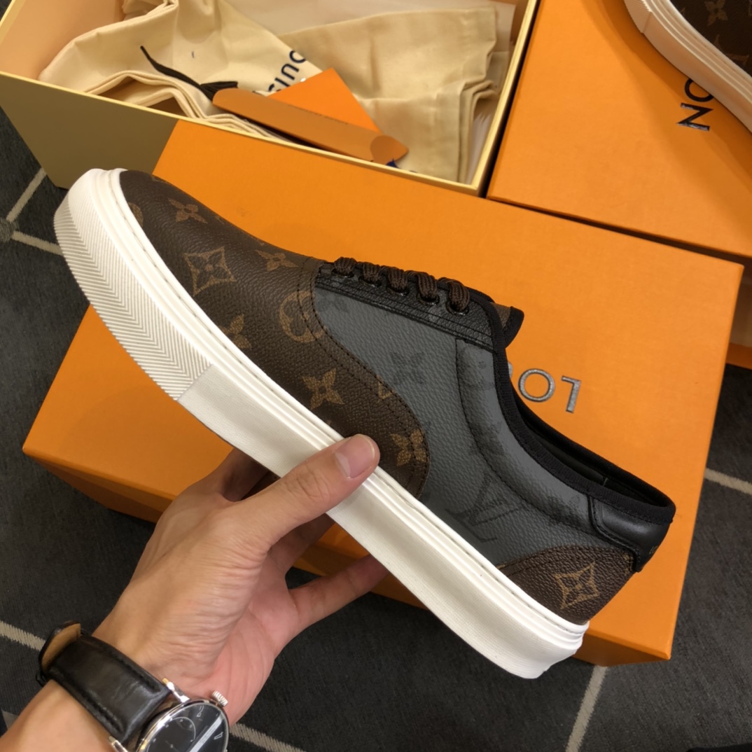 L0vis Vvtt0n LV Trocadero Richelieu Sneaker Brown For Men LV