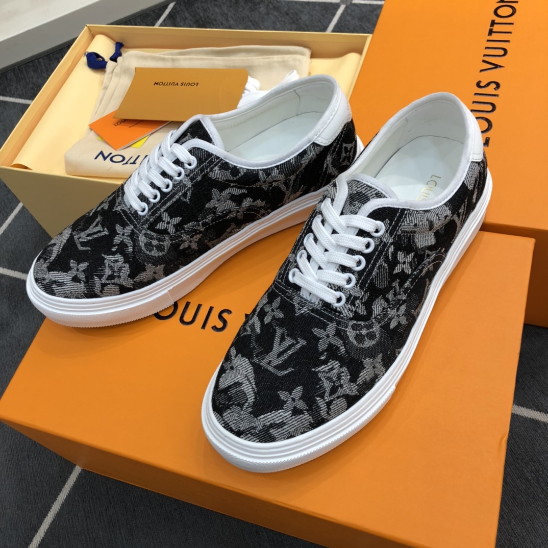 L0vis Vvtt0n LV Trocadero Richelieu Sneaker Black For Men LV