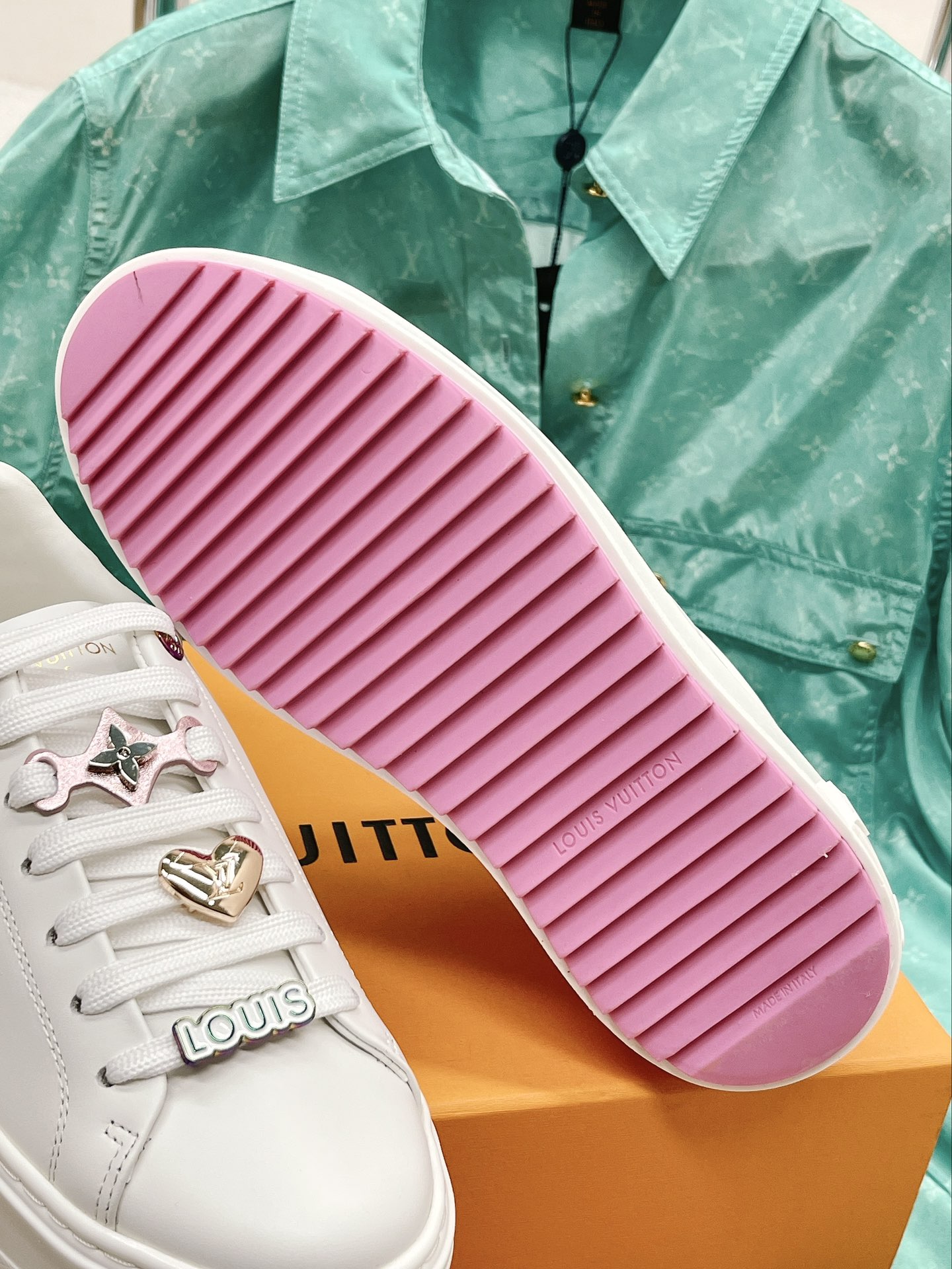 L0vis Vvtt0n Women’s Time Out Sneaker Pink For Women LV 1AADNC