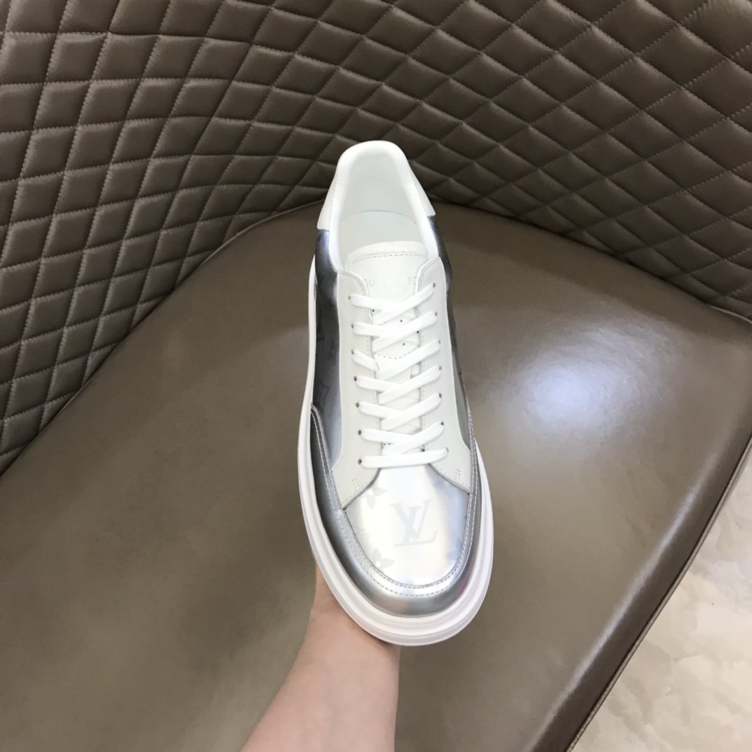 L0vis Vuittion Beverly Hills Sneaker Sliver For Men LV