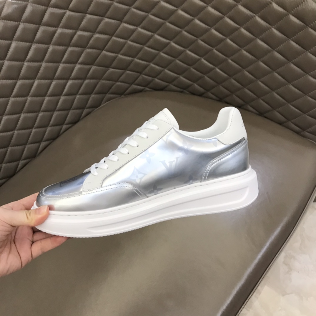 L0vis Vuittion Beverly Hills Sneaker Sliver For Men LV
