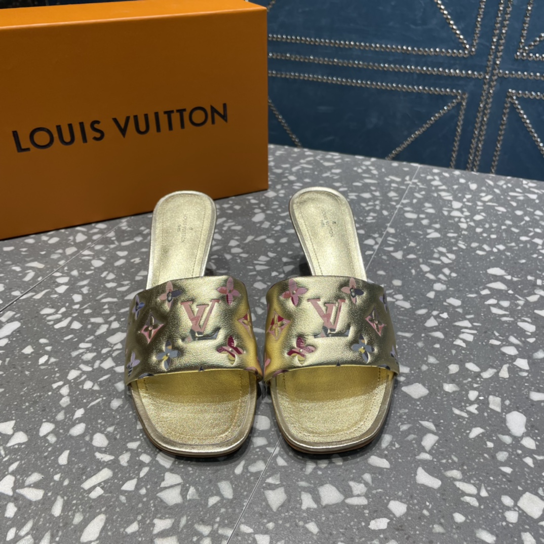 L0vis Vvtt0n Women’s Revival Mule Gold For Women LV