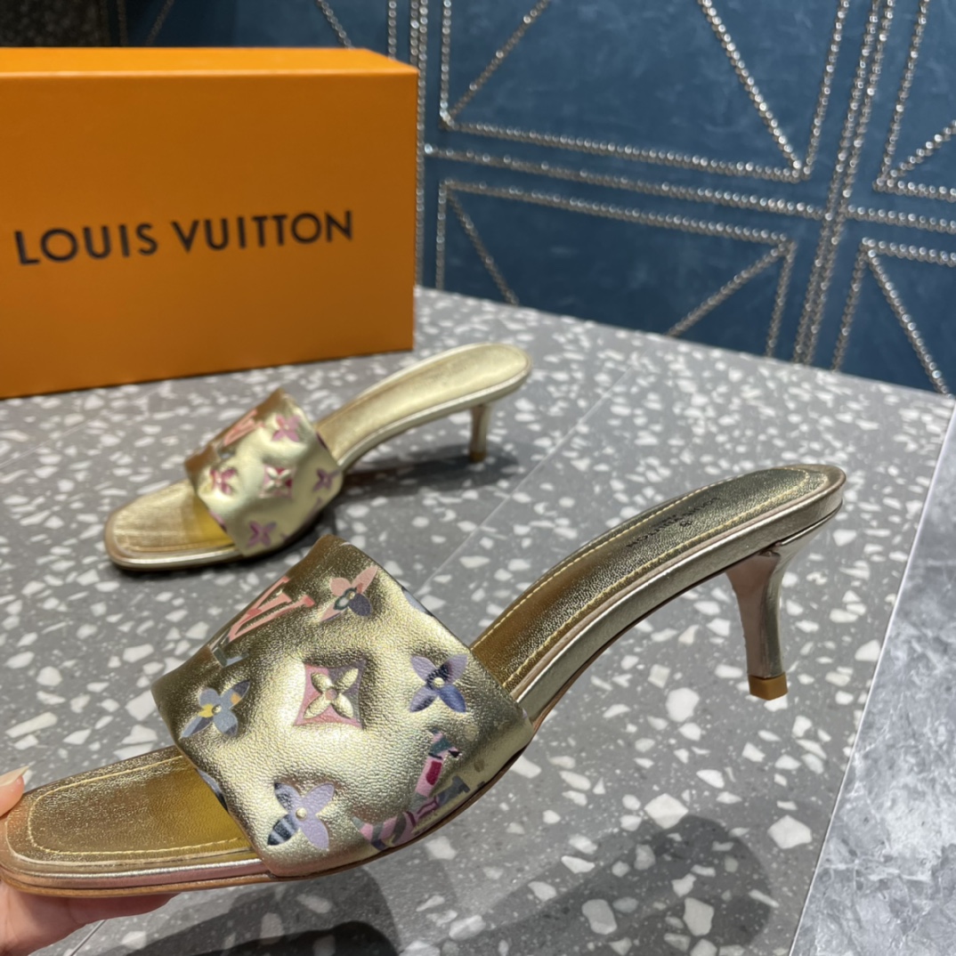 L0vis Vvtt0n Women’s Revival Mule Gold For Women LV