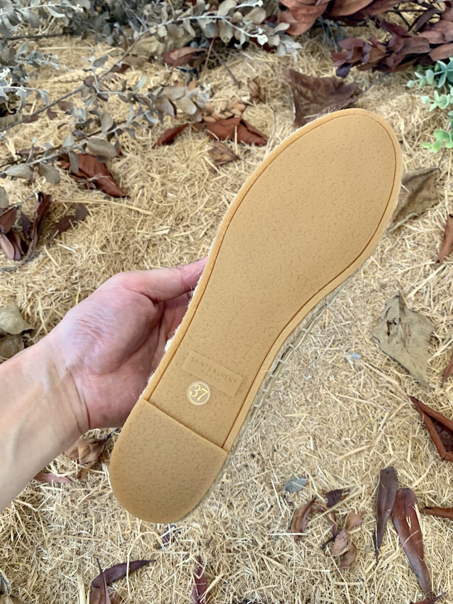 Sa1nt Lau*nt Women’s Y51 Embroidered Espadrilles Yellow For Women Y51