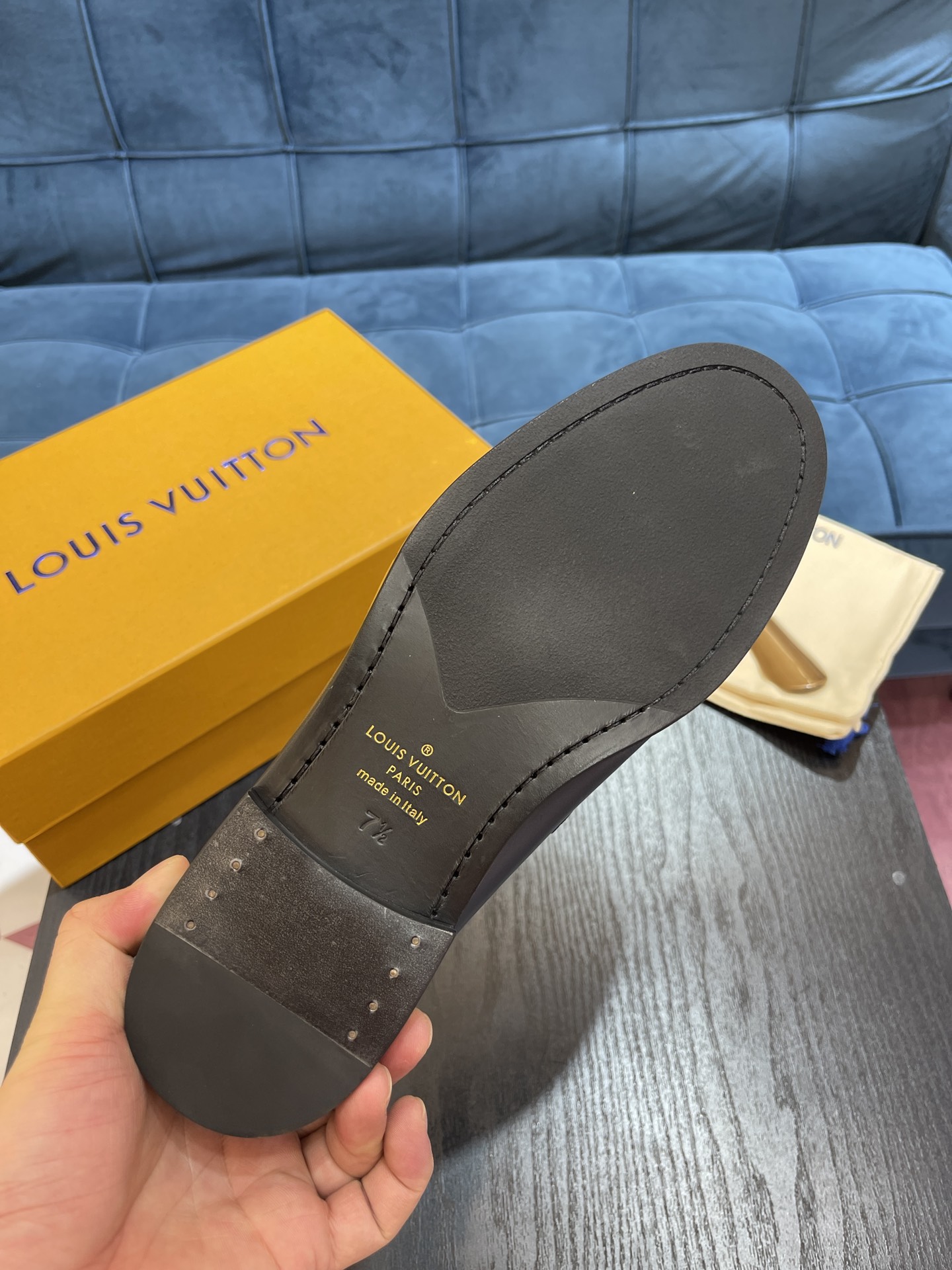 L0vis Vuittion Major Loafer Gray For Men LV