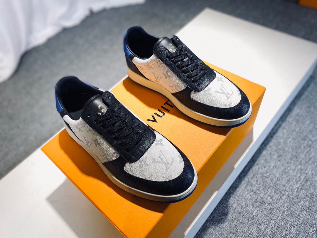 L0vis Vvtt0n Rivoli Sneaker Black And White For Men LV