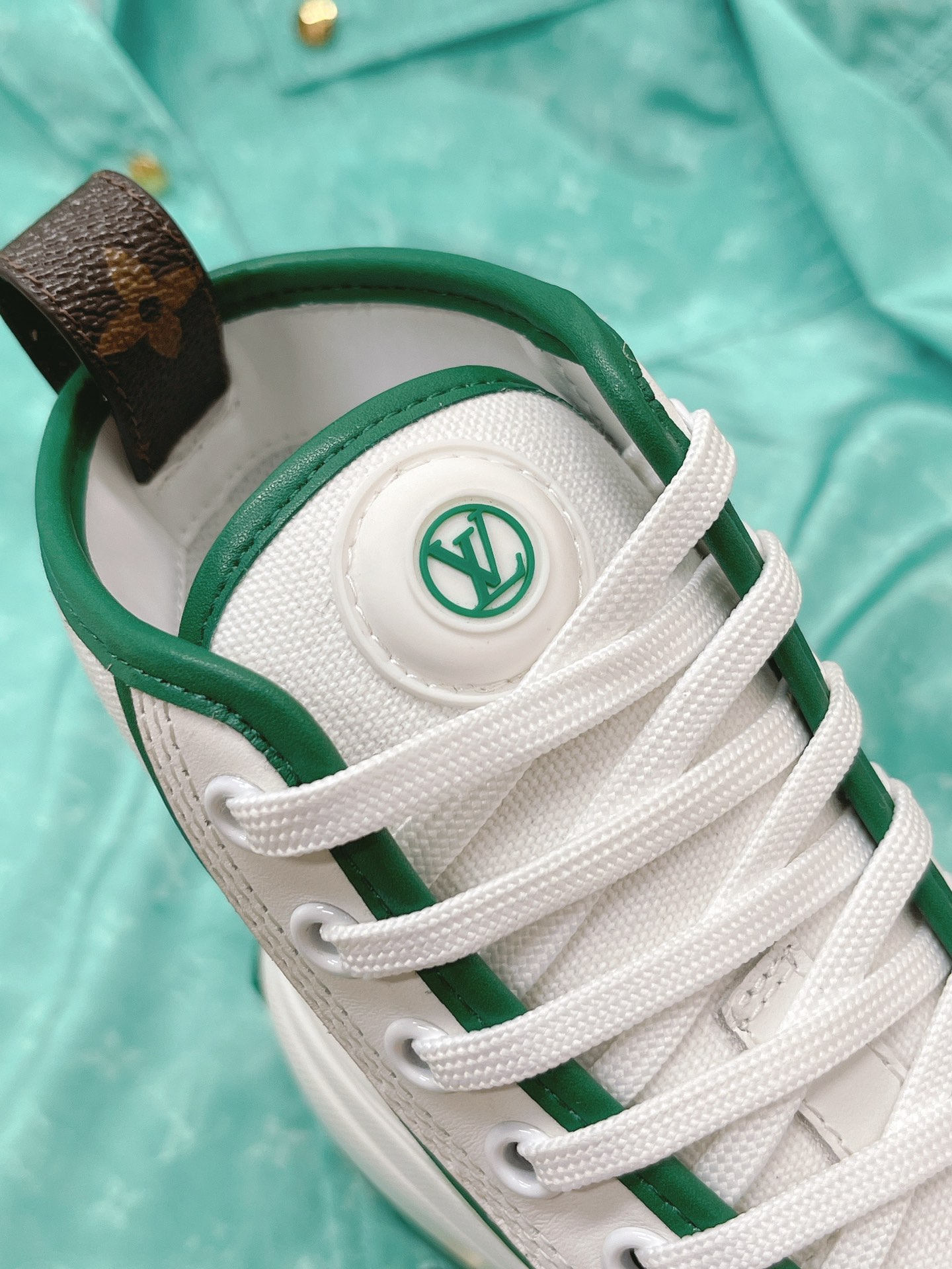 L0vis Vvtt0n Women’s LV Squad Sneaker Boots Green For Women LV